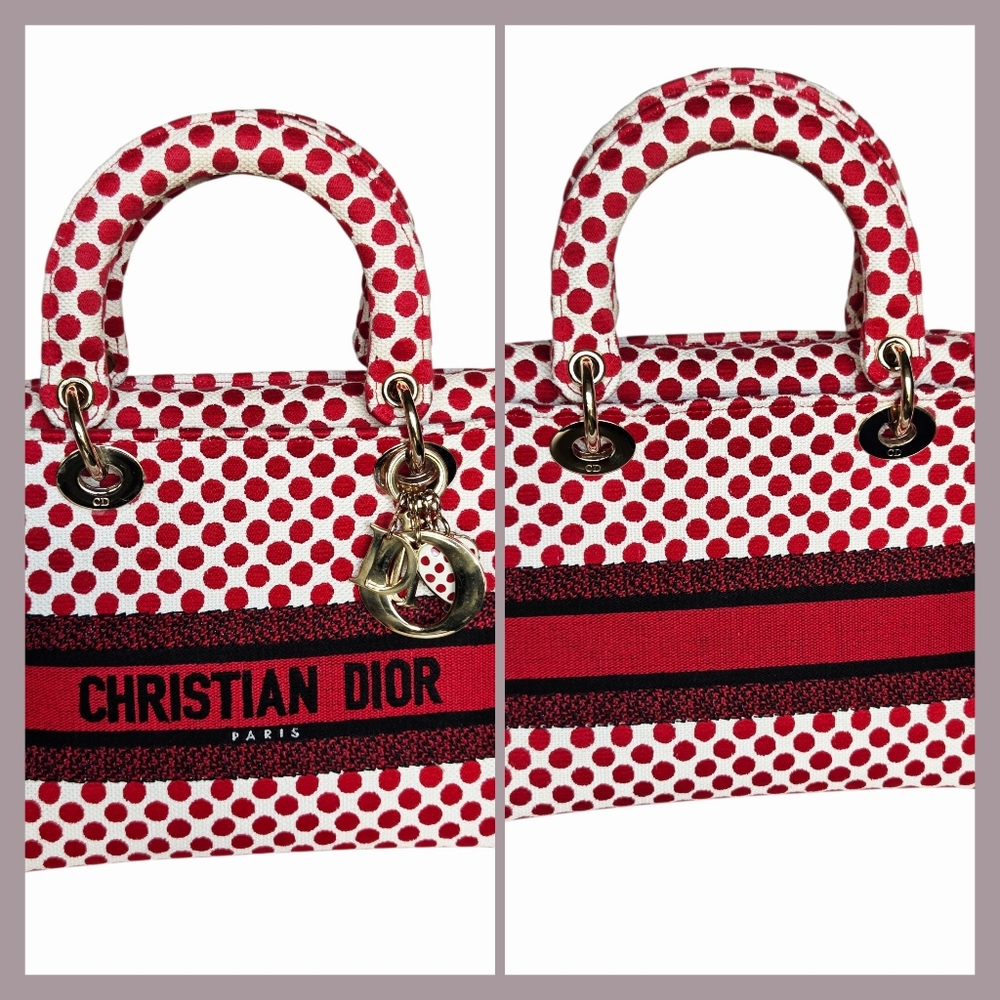 !!SOLD!! Authentic Christian Dior DiorAmour Lady D-Lite Medium - Picture 6 of 9